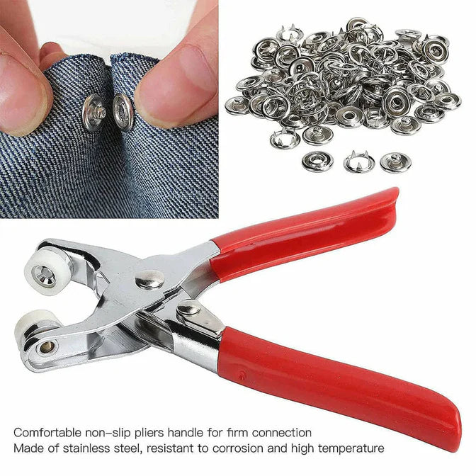 High Quality Metal Snap Buttons Press Plier