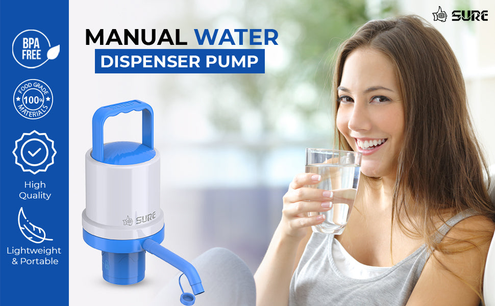 Manual Water Bottle Pump Drinking Water Pump Portable