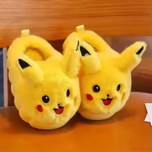 Pikachu Emoji Slippers Warm & Comfortable