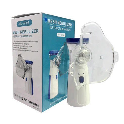 Mesh Nebulizer Wireless Portable 3 Modes Kids/Adults Use Ultrasonic Handheld Nebulizer Rechargeable