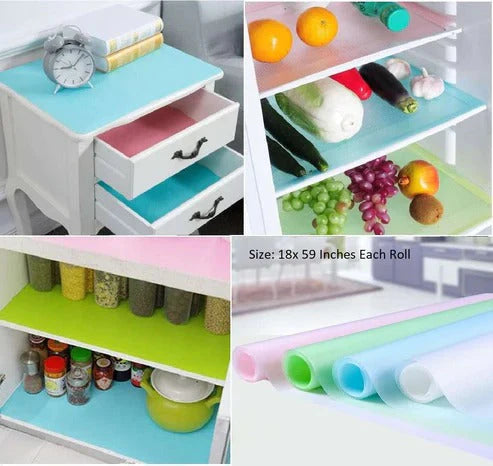 45 X 160 Cm Waterproof Printed Fridge Mats Refrigerator